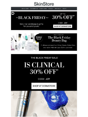 SkinStore - 30% off iS Clinical — Black Friday at Dermstore