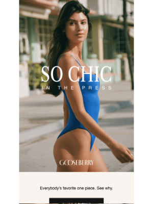 Gooseberry Intimates - So Chic in the Press ✨