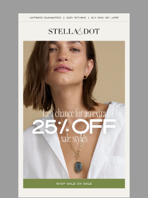 Stella & Dot - Last Chance to Save