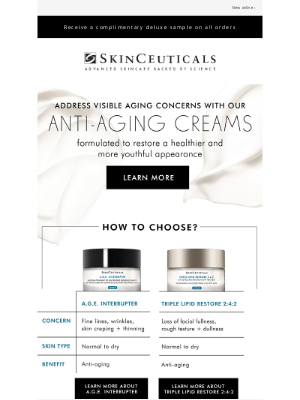 SkinCeuticals - Creams for a More Youthful Appearance