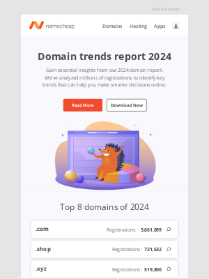 Namecheap - Drumroll, please... And the Domain of the Year goes to...