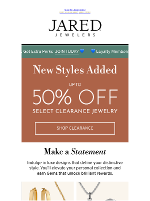 Jared - Up to 50% OFF Clearance 🛒 25% Off* Citizen & Bulova