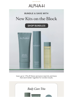Alpha-H (Australia) - Exclusive NEW value bundles!