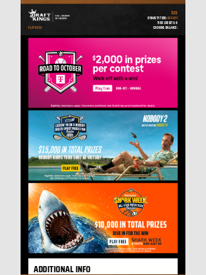 DraftKings - Check out these ways to play FREE! 🏆