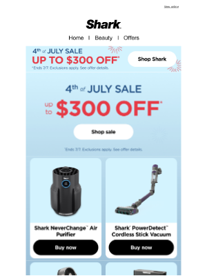 Shark Cleaning - 🌟 4th of July Sale is ON! Up to $300 off must-haves.