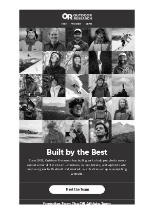 Outdoor Research - Built by the Best – Inside the OR Athlete Team