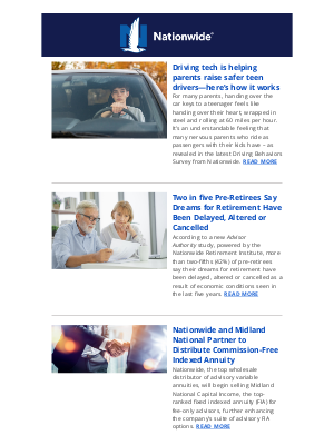 Nationwide - New from Nationwide: Catch up on the latest stories