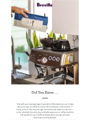 Breville - It Pays to Be Your Own Barista