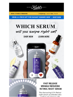 Kiehl's Serum Speed Dating!