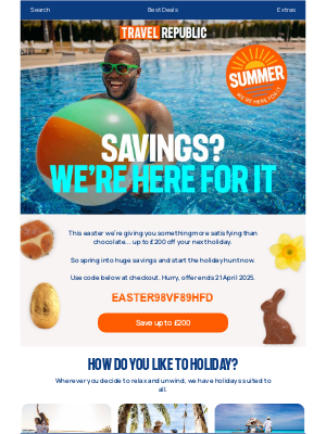 Travel Republic (United Kingdom) - Happy Easter from Travel Republic 🐰