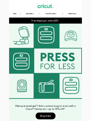 Cricut - Our Press For Less Sale Starts NOW! 🎉