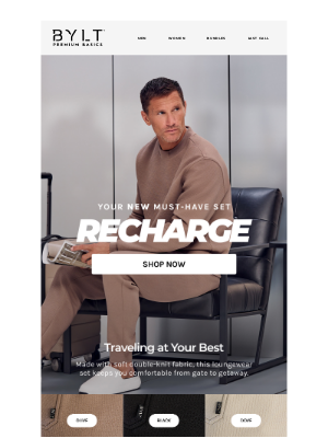 BYLT Basics - NEW Recharge Set. Ready for Your Next Trip.