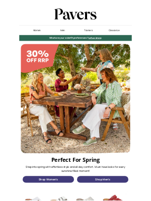Pavers Shoes (United Kingdom) - Spring refresh starts here 🌻