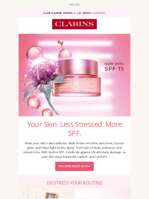 Clarins - 💆‍♀️ A New Era of Skin Stress Care