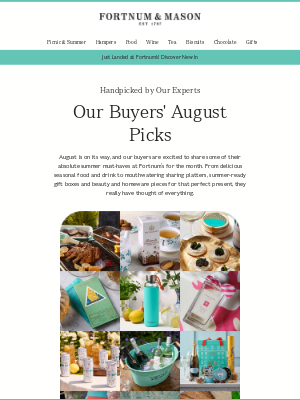 Fortnum & Mason (United Kingdom) - Handpicked August Favourites