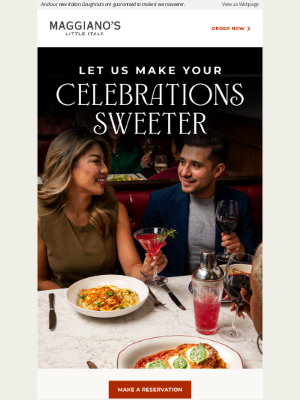 Maggiano's Little Italy - Big celebration coming up? We’d be honored to host it for you!