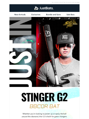 JustBats - Just In: Stinger G2 BBCOR bat