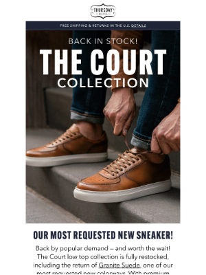 Thursday Boot Company - Our Most Requested New Sneakers…