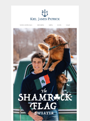 Kiel James Patrick - The Irish Shamrock Flag Sweater Is Almost Gone!