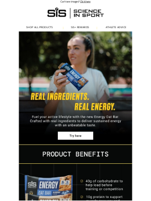 Science in Sport (United Kingdom) - Meet our new Energy Oat Bar