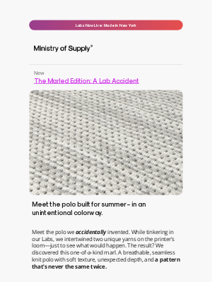 Ministry of Supply - Introducing the Latest Polo Hue
