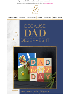 Papyrus - Time to celebrate dads and grads!