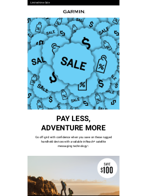 Garmin - Save on Gear with inReach Technology