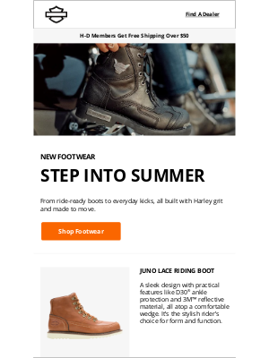 Harley-Davidson - New boots & kicks