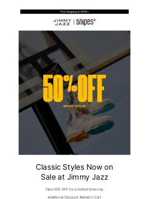 Jimmy Jazz - Take 50% OFF 🚨