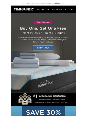 Tempur-Pedic - Shop BOGO Pillows & Sheets
