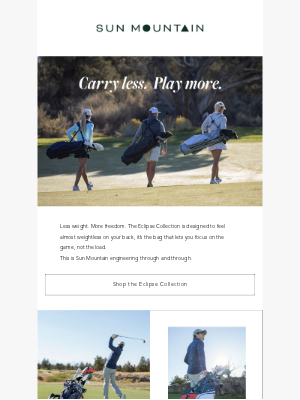 Sun Mountain Sports - Carry less. Play more.