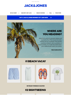 Jack & Jones (United Kingdom) - Everything for your vacation ☀️