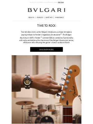 Bulgari - Introducing the Bvlgari Aluminium GMT x Fender® Limited Edition