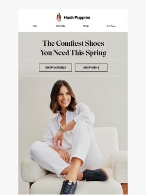 Hush Puppies - Comfy new shoes for Spring 🌼
