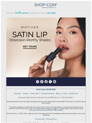 SHOP - Finally: Lipstick is Back! NEW Motives Satin Lip is Here 💄