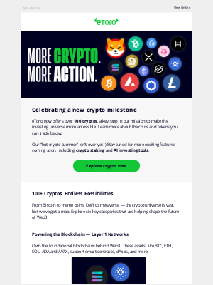 eToro (Germany) - 100+ cryptos and growing