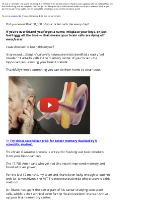 Joel Marion's Transformation Insider - Ear pinch clears away brain fog in 8 seconds