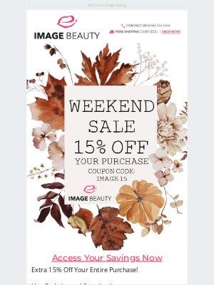 Image Beauty - Extra 15% Off Everything Including Holiday Sets & More