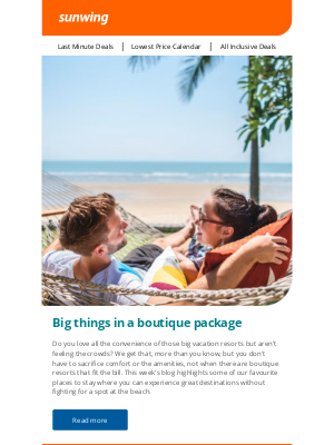 Sunwing Vacations Inc. (Canada) - These resorts are something else