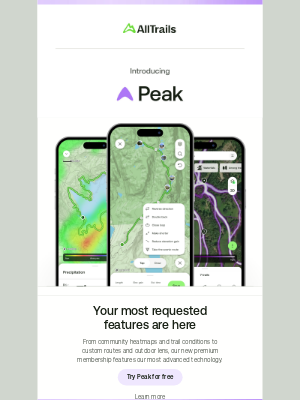 AllTrails - Introducing our newest membership plan