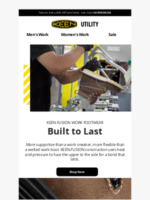 KEEN - KEEN.FUSION = Flexible, Durable Work Boots
