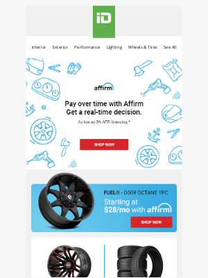 CARiD - BUY WITH AFFIRM. EASY AND QUICK