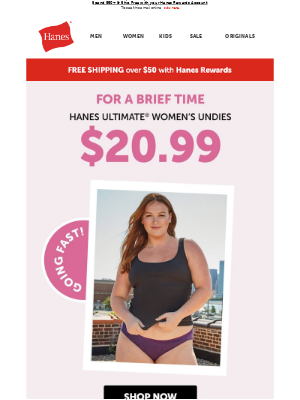 Hanes - 💥 Hanes Ultimate Women's Undies Now $20.99 💥