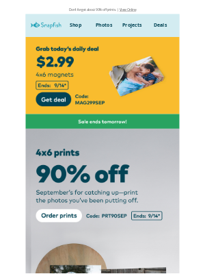 Snapfish - 👉 Have you claimed today’s Daily Deal yet?