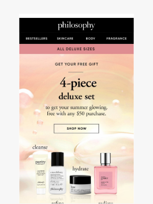 philosophy - Almost Gone: 4-Piece Deluxe Summer Surprise