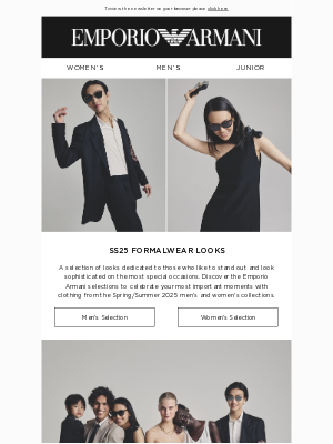 Armani - Formalwear looks: wear elegance