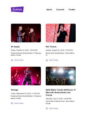 Teespring - Your event lineup: Air Supply