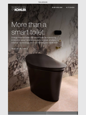 Kohler Co. - Smart Toilets That Exceed Every Expectation