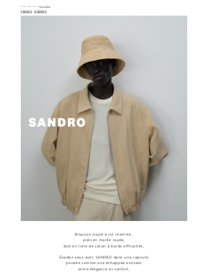 Sandro (France) - Invitation à l'évasion
