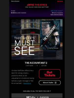 AMC Theatres - Leo, Your Weekly Ticket Is Here